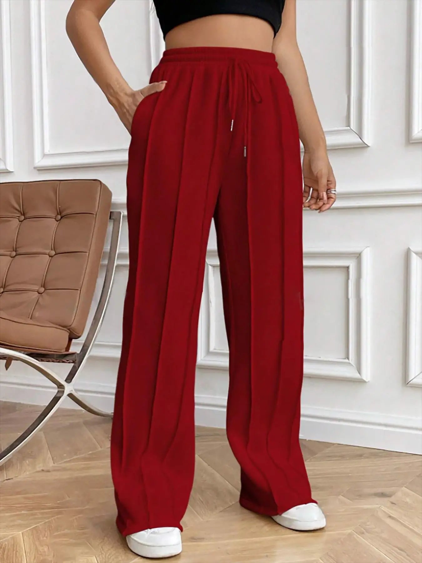 Women’s Streetwear Sweatpants – High Waist Loose Joggers